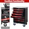 Wrightmaster 22 in. W x 13.6 in. D 7-Drawer Metal Roller Cabinet Tool Chest in Black ZR-245256 - alternate 7