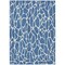 Homeroots 9' X 12' Blue And Ivory Geometric Washable Indoor Outdoor Area Rug 599266 - alternate 7