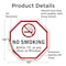 Signmission No Smoking Within 75' Of Any Door o, 10 Inch X 10 Inch, Vinyl Decal OC-D-10-89 - alternate 3