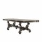 Homeroots 46" Platinum Solid Wood Trestle Base Dining Table 348652 - alternate 1