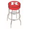 Holland Bar Stool Co 30" 4" Rutgers Cushion Seat, Double-Ring Chrome Swivel Bar Stool L7C130Rutger - alternate 1