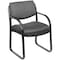 Boss B9521 Guest Chair, 23 in W 24-1/2" L 34-1/2" H, Fixed B9521-GY - alternate 1