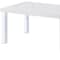 Homeroots 47" White and Silver Wood And Metal Frame Coffee Table With Shelf 490507 - alternate 4