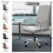 Leisuremod Evander Office Chair in Upholstered Leather and Iron Frame with Swivel and Tilt, White EO20WL - alternate 6
