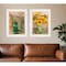 Homeroots Set Of Two Country Sunflowers and Chives 1 White Framed Print Wall Art, 2PK 407903 - alternate 3