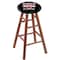 Holland Bar Stool Co Oak Bar Stool, Medium Finish, Valdosta State Seat RC30OSMed - alternate 1