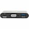 Tripp Lite USB C TO VGA MULTIPORT ADAPTER W/USB HUB PD CHARGING 1080P BLACK U444-06N-VUB-C - alternate 7