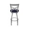 Holland Bar Stool Co 820 Catalina Stainless Steel 36in Swivel Bar Stool with Canter Twilight Seat 82036SS002 - alternate 5