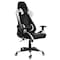 Gamefitz Gaming Chair in Black and White Trim GF-2101 - alternate 1