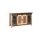 Homeroots 60" Brown Solid Wood Cabinet Enclosed Storage Distressed TV Stand 528731 - alternate 1