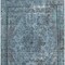 Homeroots 5' X 8' Blue And Gray Medallion Washable Indoor Outdoor Area Rug 616053 - alternate 6
