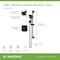 Symmons Oak HydroMersion Single Handle Shower Faucet Trim Kit with Hand Spray - 1.5 GPM (Valve not Included) S5698MB15TRM - alternate 2