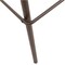 Leisuremod Devon Mid-Century Modern Aluminum Bar Stool with Powder Coated Frame and Footrest, Brown DB31BR - alternate 7