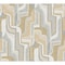 A-Street Prints Tulum Khaki Surreal Shapes Wallpaper 4135-72703 - alternate 1