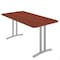 Correll Rectangle Modern Design Executive Table/Desk, 60 in W, Particleboard Top, Cherry CD3060R-21-14-21 - alternate 1