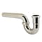 Kingston Brass 1-1/4, or 1-1/2 x 1-1/2 in. P-Trap without Flange, 13-1/16 in. Length, 18 Gauge, Polished Nickel CC1246 - alternate 1