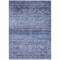 Homeroots 5' X 8' Blue Aqua And Charcoal Floral Washable Indoor Outdoor Area Rug 606183 - alternate 8