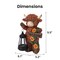 Techko Sunny Moo Outdoor Solar Cow Garden Statue with Integrated LED Lantern, 8PK SG-824-8PK - alternate 8