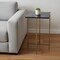 Homeroots 21" Green and Gold Marble and Iron Drink Size Square End Table 634866 - alternate 8