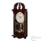 Clockswise 20in Plastic Grandfather Wood-Grain Finish Wall Clock With Battery-Operated Swinging Pendulum, Brown QI004819-20.BN - alternate 5