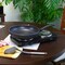 Oster Ashford 12 inch Aluminum Frying Pan in Black 80126.01 - alternate 5