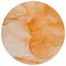 Homeroots 8' Round Orange Round Abstract Washable Non Skid Indoor Outdoor Area Rug 559753 - alternate 7