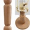 Jonathan Y Rustara 61.5" Cottage Farmhouse Turned Resin/Iron LED Floor Lamp, Antique Brown Wood Finish JYL5402A - alternate 9