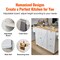 Vevor 60in Kitchen Island Cart Rolling Storage Cabinet Table with Drawer Drop Leaf YS252253ss - alternate 5
