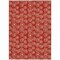 Homeroots 5' X 8' Red And Ivory Geometric Washable Indoor Outdoor Area Rug 583385 - alternate 7