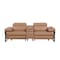 Homeroots 90in Chestnut and Black Italian Leather Power Reclining Loveseat With Storage 720564 - alternate 8