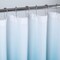 Homeroots 72" White And Blue Ombre Shower Curtain 484047 - alternate 1