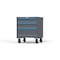 Strong Hold 3 drawer cabinet - (2x 6in, 1x 10in) - Blue accents - Keyed Different S3036-PCDAS-0302FS - alternate 3