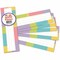 Trend Cheerful Stripes Desk Toppers Name Plates, 216PK T69048 - alternate 1