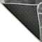 Homeroots 8' Runner Black Gray and White Abstract Washable Non Skid Indoor Outdoor Runner Rug 559443 - alternate 6