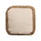 Homeroots 18" Natural Jute Blend Cube Pouf Ottoman 551559 - alternate 5