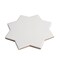 Apollo Tile Seville 7 x 7 in. Matte Pure White Porcelain Star Wall and Floor Tile 5.31 sq ft/case, 34PK TNG88STRWHTA - alternate 6