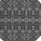 Homeroots 8' Black And Ivory Round Tribal Washable Indoor Outdoor Area Rug 614205 - alternate 7