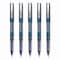 Pilot Precise V7 Rollerball Pen, Stick, Fine 0.7 mm, Blue Ink, Blue/Clear Barrel, 5PK 26021 - alternate 4