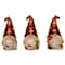 Homeroots Set of Three Red and White Santa Gnome LED Light Up Christmas Ornaments, 3PK 552183 - alternate 3