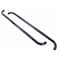 Big Country With Step Pads, 3in Round Bent, Powder Coated, Black, Steel, Without End Caps, Rocker Panel Mount 374881 - alternate 1