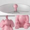 Jonathan Y Kairi 21" Modern Shabby Chic Resin/Iron Happy Elephant LED Kids' Table Lamp with Phone Stand, Pink JYL4060B - alternate 6