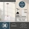 Vaxcel Evanston 1-Light Drum Pendant Light, Satin Nickel, Clear Glass, 10.25-In. Wide P0473 - alternate 7