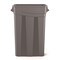 Suncast Commercial Resin Slim Trash Can, 23 Gallon, Plastic, Gray TCNH2030 - alternate 7