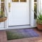 Homeroots 2' X 3' Olive Green and Purple Ombre Washable Non Skid Indoor Outdoor Area Rug 563718 - alternate 6