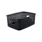 Thinkspace Plastic Weave Bin, Small, Black, 3PK 36000 - alternate 4