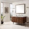 James Martin Vanities Amberly 60'' S Vanity, Mid-Century Walnut w/ Jasmine Pearl Top w/FreePower Wireless Charger 670-V60S-WLT-FEJP - alternate 7