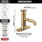 Delta Trinsic Single Handle Bathroom Faucet 558-CZMPU-DST - alternate 3
