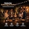 Vintiquewise Outdoor Clay Chiminea Fireplace Sun Design Wood Burning Fire Pit with Metal Stand, Terra Cotta QI004631.TC - alternate 4