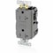 Leviton Lev-Lok GFCI 20A TR/PI Ind Gr Gray MGFT2-GY - alternate 1