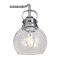 Jonathan Y Shirley 24" 3-Light Farmhouse Industrial Metal LED Vanity Light w/ Seeded Glass Globe Shades, Chrome JYL7405A - alternate 9